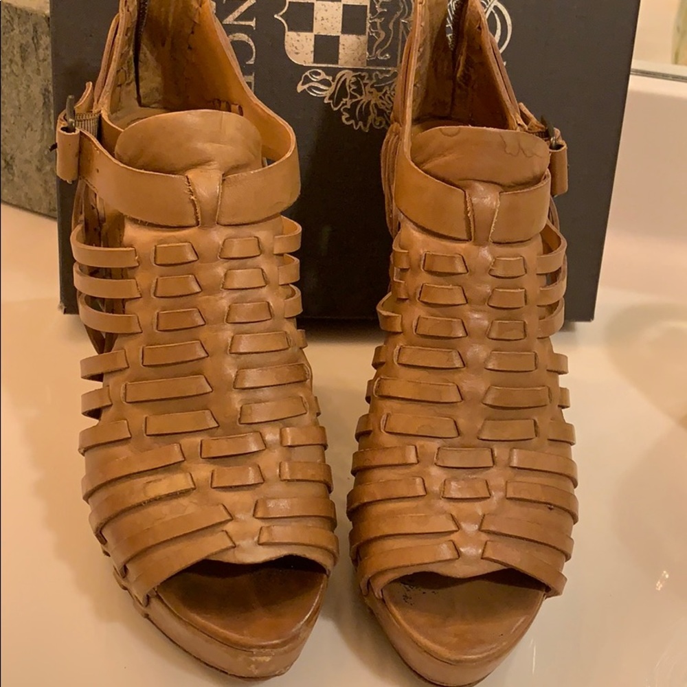 Tan wedges